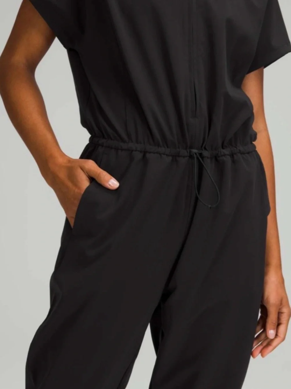 Lululemon Stretch Travel Woven Jumpsuit Size 8